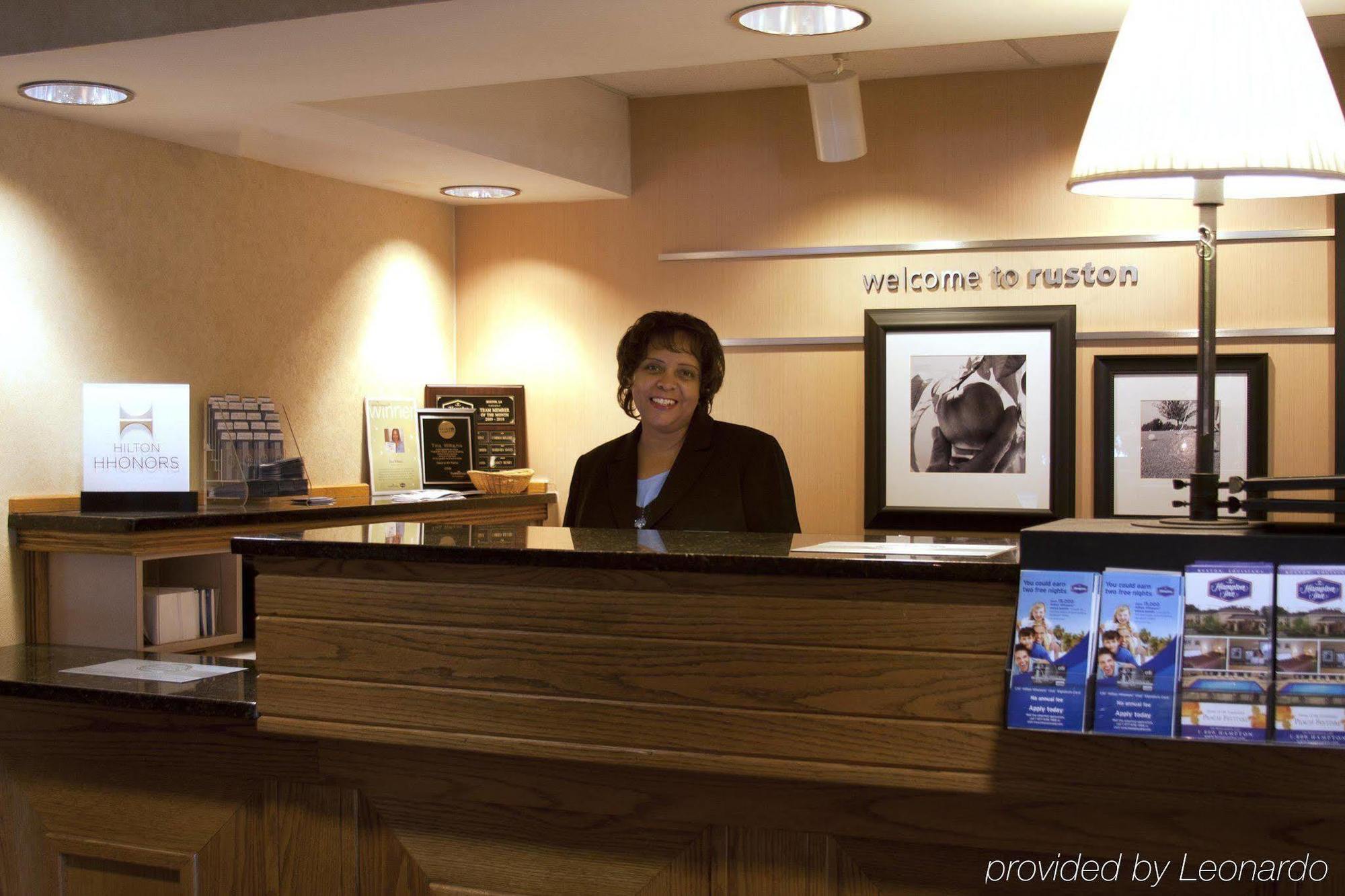 Hampton Inn Ruston Interiør billede
